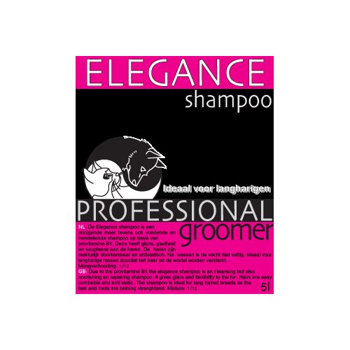 shampoo, Elegance, Professional Groomer 5L