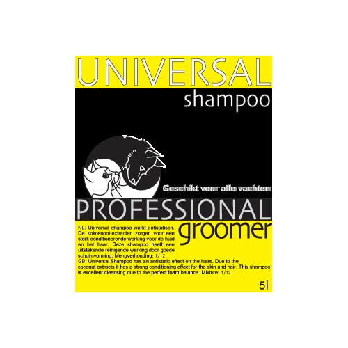 shampoo, Universal, Professional Groomer 5L